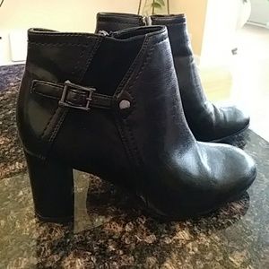 Franco sarto leather boots size 6